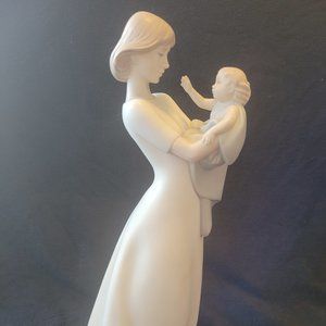 Lladro "A Mother's Treasure" Mother and Baby Porcelain Figurine